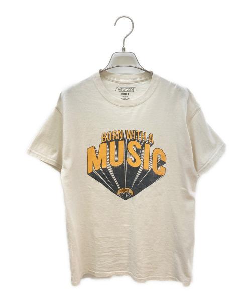 newtone（ニュートン）newtone (ニュートン) MUSIC Tシャツ アイボリー サイズ:1の古着・服飾アイテム