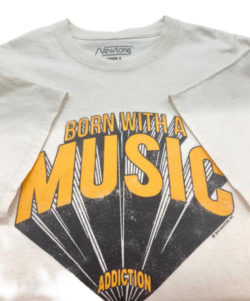 newtone（ニュートン）newtone (ニュートン) MUSIC Tシャツ アイボリー サイズ:1の古着・服飾アイテム