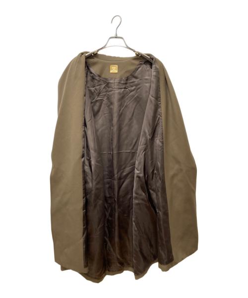 MUSE de Deuxieme Classe（ミューズ ドゥーズィエム クラス）MUSE de Deuxieme Classe (ミューズ ドゥーズィエム クラス) ボタニーツイルオーバーコート ブラウン サイズ:FREEの古着・服飾アイテム