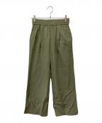 JOURNAL STANDARD relumeジャーナルスタンダード レリューム）の古着「ストレッチギャザータックパンツ」｜カーキ