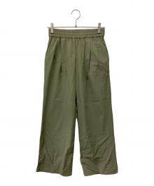 JOURNAL STANDARD relume（ジャーナルスタンダード レリューム）の古着「ストレッチギャザータックパンツ」｜カーキ