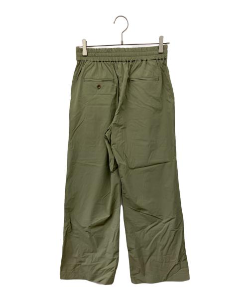 JOURNAL STANDARD relume（ジャーナルスタンダード レリューム）JOURNAL STANDARD relume (ジャーナルスタンダード レリューム) ストレッチギャザータックパンツ カーキ サイズ:36の古着・服飾アイテム
