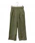 JOURNAL STANDARD relume（ジャーナルスタンダード レリューム）の古着「ストレッチギャザータックパンツ」｜カーキ