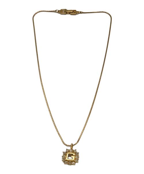 GIVENCHY（ジバンシィ）GIVENCHY (ジバンシィ) LOGO GOLD NECKLACE ゴールドの古着・服飾アイテム