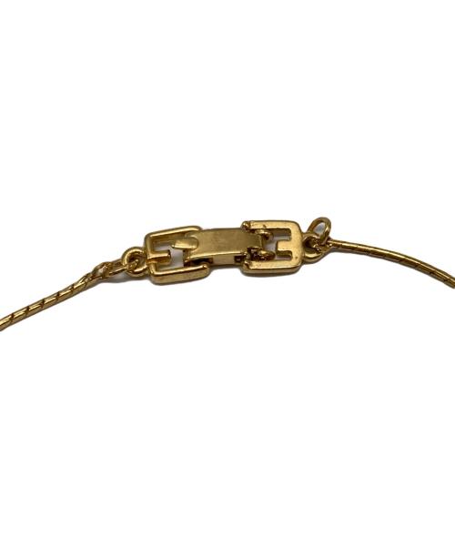 GIVENCHY（ジバンシィ）GIVENCHY (ジバンシィ) LOGO GOLD NECKLACE ゴールドの古着・服飾アイテム