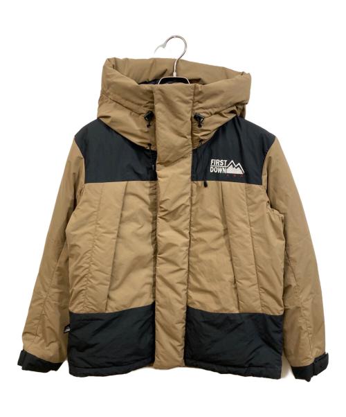 FIRST DOWN（ファーストダウン）FIRST DOWN (ファーストダウン) ダウンパーカー ブラウン サイズ:Sの古着・服飾アイテム