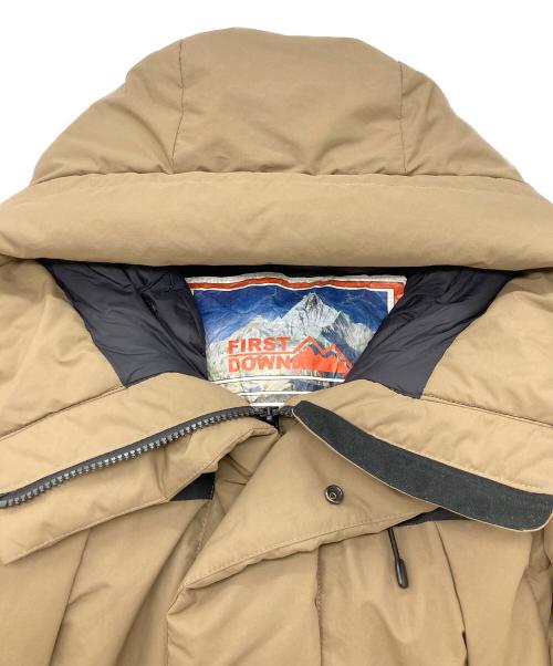 FIRST DOWN（ファーストダウン）FIRST DOWN (ファーストダウン) ダウンパーカー ブラウン サイズ:Sの古着・服飾アイテム