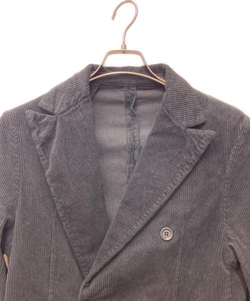 Bagutta（バグッタ）Bagutta (バグッタ) コーデュロイダブルジャケット ブラック サイズ:46の古着・服飾アイテム