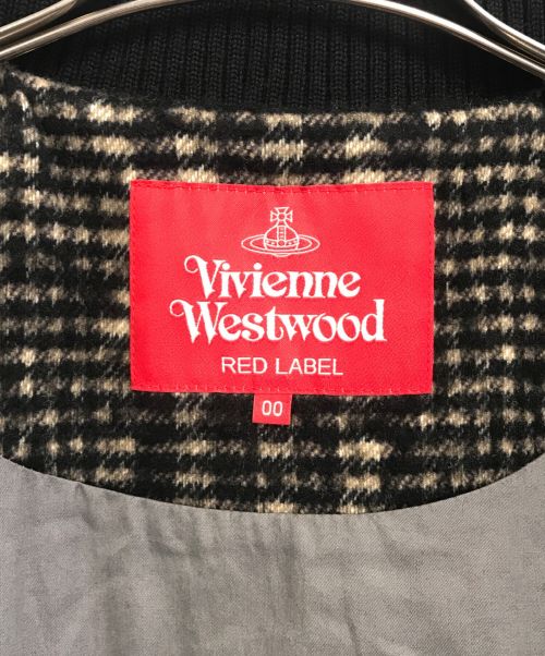 Vivienne Westwood RED LABEL（ヴィヴィアンウエストウッドレッドレーベル）Vivienne Westwood RED LABEL (ヴィヴィアンウエストウッドレッドレーベル) ブロッキング パファージャケット マルチカラー サイズ:00の古着・服飾アイテム