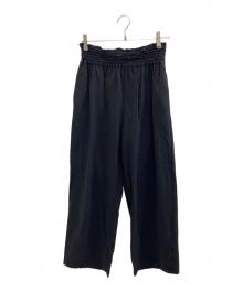 JOURNAL STANDARD（ジャーナルスタンダード）の古着「ナイロンストレッチワイドパンツ」｜ブラック