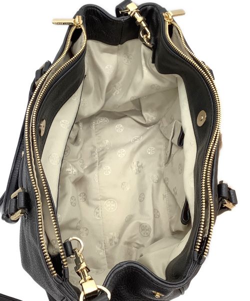 TORY BURCH（トリーバーチ）TORY BURCH (トリーバーチ) AMANDA DOUBLE ZIP TOTE ブラックの古着・服飾アイテム