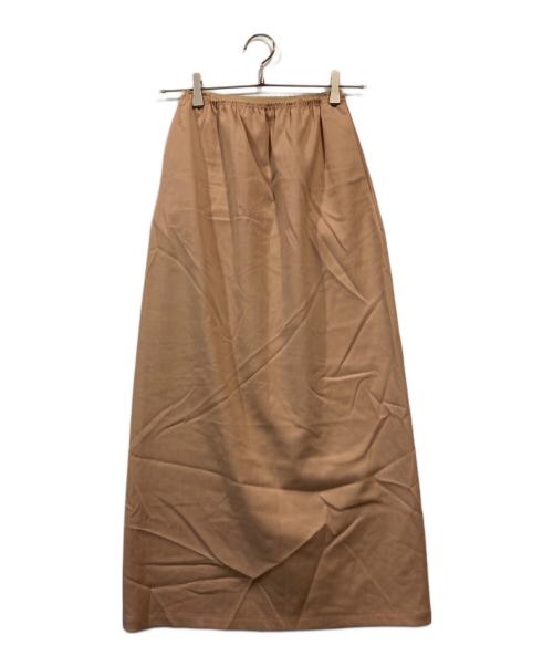 MM6 Maison Margiela（エムエムシックスメゾンマルジェラ）MM6 Maison Margiela (エムエムシックスメゾンマルジェラ) バックスリットスカート ベージュ サイズ:36の古着・服飾アイテム