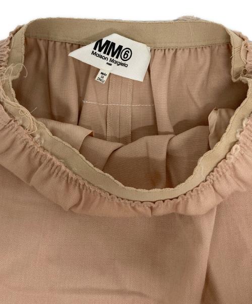MM6 Maison Margiela（エムエムシックスメゾンマルジェラ）MM6 Maison Margiela (エムエムシックスメゾンマルジェラ) バックスリットスカート ベージュ サイズ:36の古着・服飾アイテム