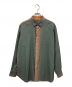 AURALEEオーラリー）の古着「WASHED FINX GRADATION DYED SHIRT」｜グレー