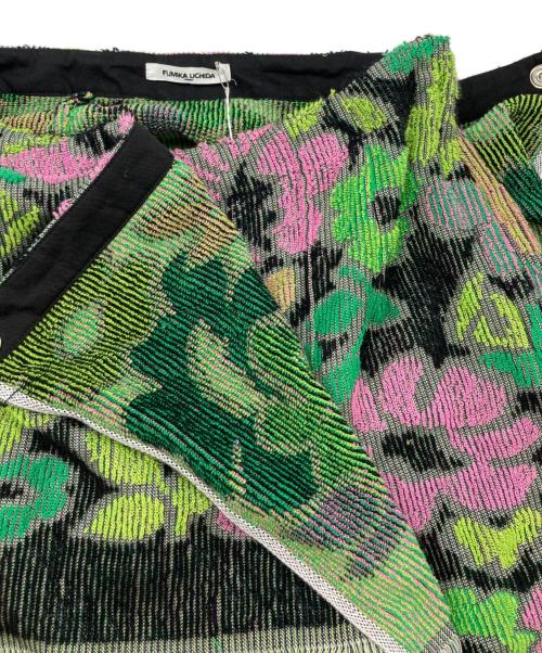 FUMIKA UCHIDA（フミカウチダ）FUMIKA UCHIDA (フミカウチダ) Pile FLORAL PANTS ブラック サイズ:36の古着・服飾アイテム