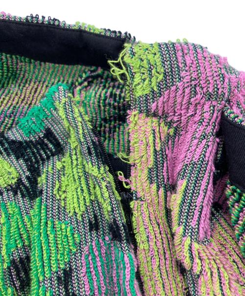 FUMIKA UCHIDA（フミカウチダ）FUMIKA UCHIDA (フミカウチダ) Pile FLORAL PANTS ブラック サイズ:36の古着・服飾アイテム