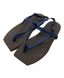 AURALEE×foot the coacher（オーラリー×フットザコーチャー）の古着「BELTED BEACH SANDALS」｜ブラウン