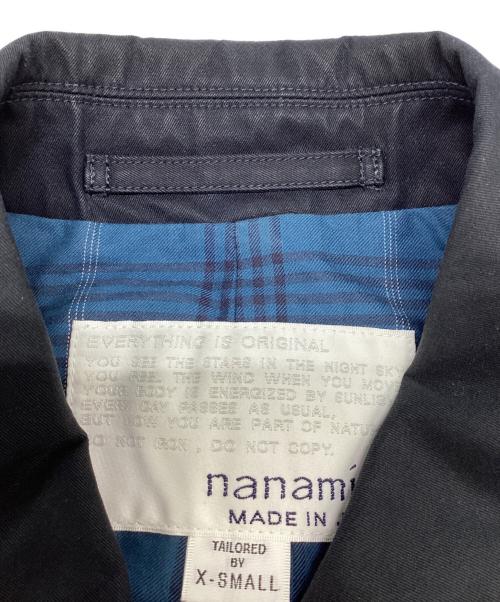 nanamica（ナナミカ）nanamica (ナナミカ) GORE-TEX Balmacaan Coat ネイビー サイズ:XSの古着・服飾アイテム