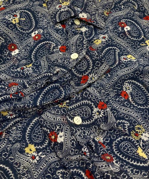 Saint Laurent Paris（サンローランパリ）Saint Laurent Paris (サンローランパリ) ペイズリーシャツ ブルー サイズ:39の古着・服飾アイテム