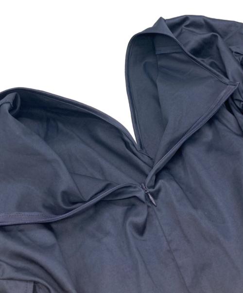 Noble（ノーブル）Noble (ノーブル) Vネックフレアースリーブブラウス ネイビー サイズ:-の古着・服飾アイテム