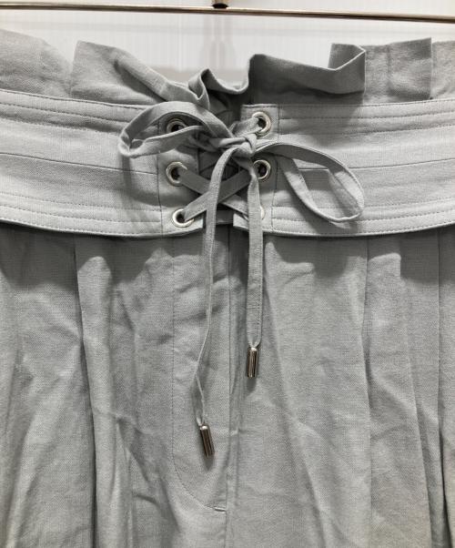 Diagram GRACE CONTINENTAL（ダイアグラム グレースコンチネンタル）Diagram GRACE CONTINENTAL (ダイアグラム グレースコンチネンタル) バックベンツワイドパンツ グレー サイズ:Sの古着・服飾アイテム