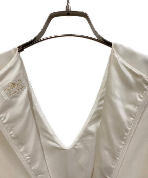 GRACE CLASS（グレースクラス）GRACE CLASS (グレースクラス) ラッフルイレギュラーヘムワンピース ホワイト×ブラック サイズ:SIZE 36の古着・服飾アイテム