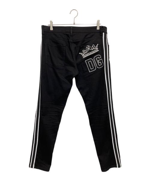 DOLCE & GABBANA（ドルチェ＆ガッバーナ）DOLCE & GABBANA (ドルチェ＆ガッバーナ) デニムパンツ ブラック サイズ:50の古着・服飾アイテム