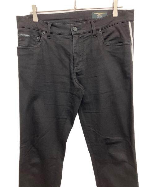 DOLCE & GABBANA（ドルチェ＆ガッバーナ）DOLCE & GABBANA (ドルチェ＆ガッバーナ) デニムパンツ ブラック サイズ:50の古着・服飾アイテム