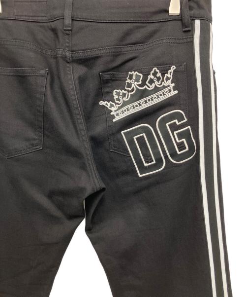DOLCE & GABBANA（ドルチェ＆ガッバーナ）DOLCE & GABBANA (ドルチェ＆ガッバーナ) デニムパンツ ブラック サイズ:50の古着・服飾アイテム