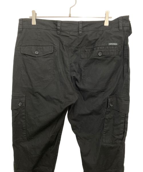 DOLCE & GABBANA（ドルチェ＆ガッバーナ）DOLCE & GABBANA (ドルチェ＆ガッバーナ) カーゴパンツ ブラック サイズ:52の古着・服飾アイテム