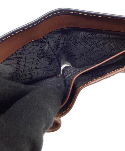 dunhill（ダンヒル）dunhill (ダンヒル) 2つ折り財布 ネイビーの古着・服飾アイテム