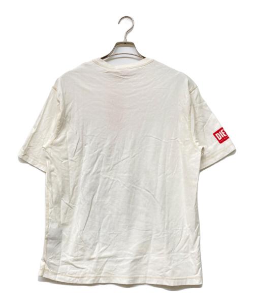 DIESEL（ディーゼル）DIESEL (ディーゼル) T-WASH-N3 プリントTシャツ ホワイト サイズ:XSの古着・服飾アイテム
