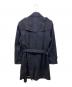 BLACK LABEL CRESTBRIDGE (ブラックレーベル クレストブリッジ) チェックウールトレンチコート ネイビー サイズ:SIZE LL：18000円