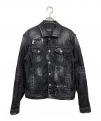 DSQUARED2ディースクエアード）の古着「デニムジャケット」｜ブラック