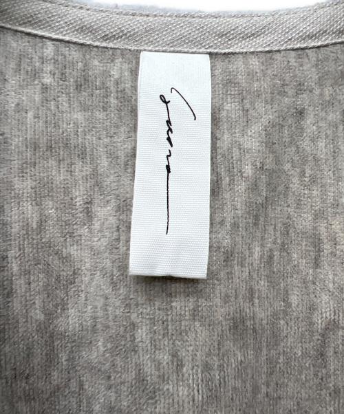 SANA（サナ）SANA (サナ) ボタンレスカーディガン ベージュ サイズ:Freeの古着・服飾アイテム