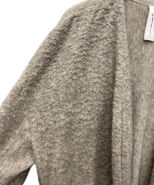 SANA（サナ）SANA (サナ) ボタンレスカーディガン ベージュ サイズ:Freeの古着・服飾アイテム