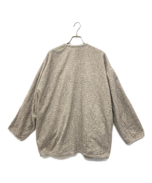 SANA（サナ）SANA (サナ) ボタンレスカーディガン ベージュ サイズ:Freeの古着・服飾アイテム