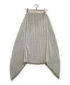 ISSEY MIYAKEイッセイミヤケ）の古着「プリーツスカート」｜ホワイト