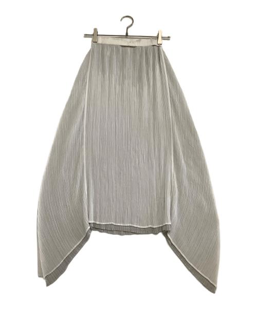 ISSEY MIYAKE（イッセイミヤケ）ISSEY MIYAKE (イッセイミヤケ) プリーツスカート ホワイト サイズ:Sの古着・服飾アイテム