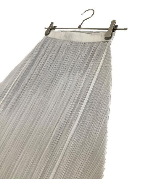 ISSEY MIYAKE（イッセイミヤケ）ISSEY MIYAKE (イッセイミヤケ) プリーツスカート ホワイト サイズ:Sの古着・服飾アイテム