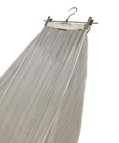 ISSEY MIYAKE（イッセイミヤケ）ISSEY MIYAKE (イッセイミヤケ) プリーツスカート ホワイト サイズ:Sの古着・服飾アイテム