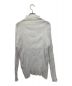 ISSEY MIYAKE (イッセイミヤケ) ハイネックプリーツブラウス ホワイト サイズ:M：11000円