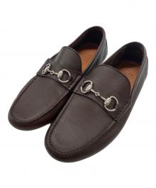 GUCCI（グッチ）の古着「ホースビットドライビングシューズ」｜ブラウン