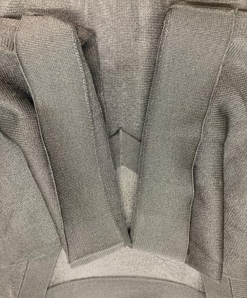 CLANE（クラネ）CLANE (クラネ) SHEER VNECK KNIT TOPS ブラック サイズ:SIZE 1の古着・服飾アイテム