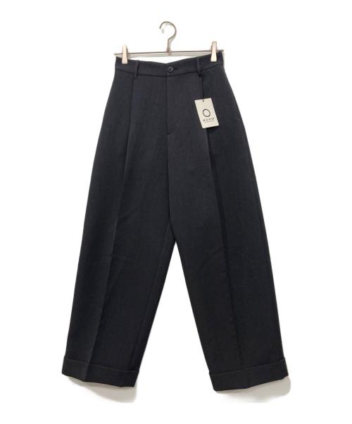 MARW UNITED ARROWS（マルゥ ユナイテッドアローズ）MARW UNITED ARROWS (マルゥ ユナイテッドアローズ) タック ワイドパンツ グレー サイズ:38 未使用品の古着・服飾アイテム