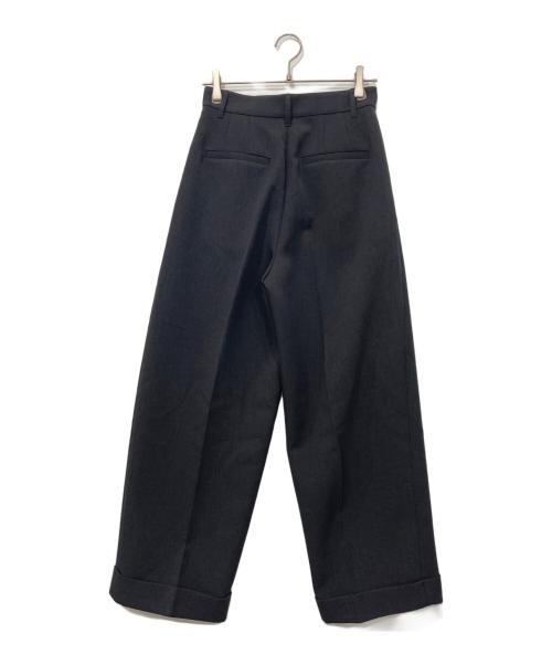 MARW UNITED ARROWS（マルゥ ユナイテッドアローズ）MARW UNITED ARROWS (マルゥ ユナイテッドアローズ) タック ワイドパンツ グレー サイズ:38 未使用品の古着・服飾アイテム