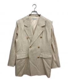 ALEXIA STAM（アリシアスタン）の古着「Two-Way Double Jacket」｜ベージュ