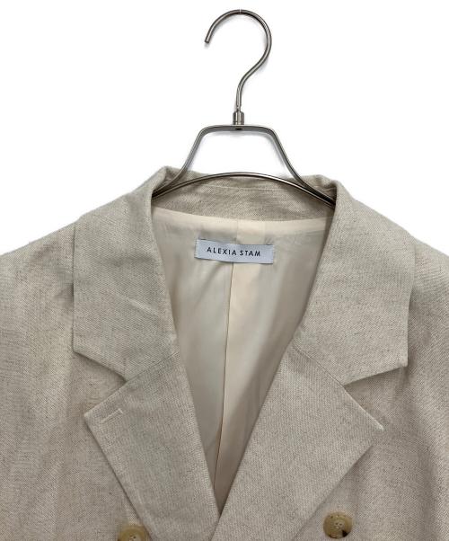 ALEXIA STAM（アリシアスタン）ALEXIA STAM (アリシアスタン) Two-Way Double Jacket ベージュ サイズ:Mの古着・服飾アイテム