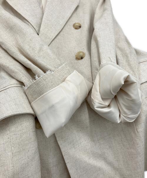 ALEXIA STAM（アリシアスタン）ALEXIA STAM (アリシアスタン) Two-Way Double Jacket ベージュ サイズ:Mの古着・服飾アイテム