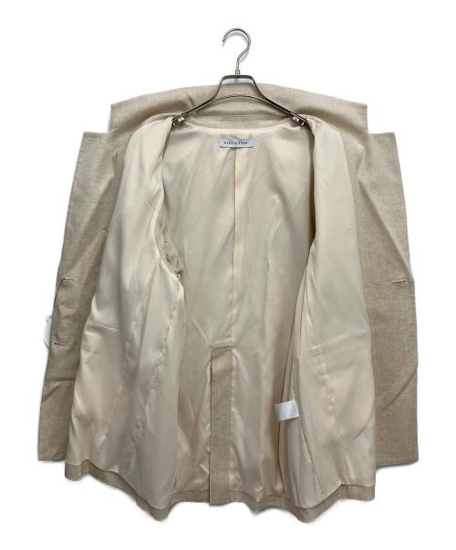 ALEXIA STAM（アリシアスタン）ALEXIA STAM (アリシアスタン) Two-Way Double Jacket ベージュ サイズ:Mの古着・服飾アイテム